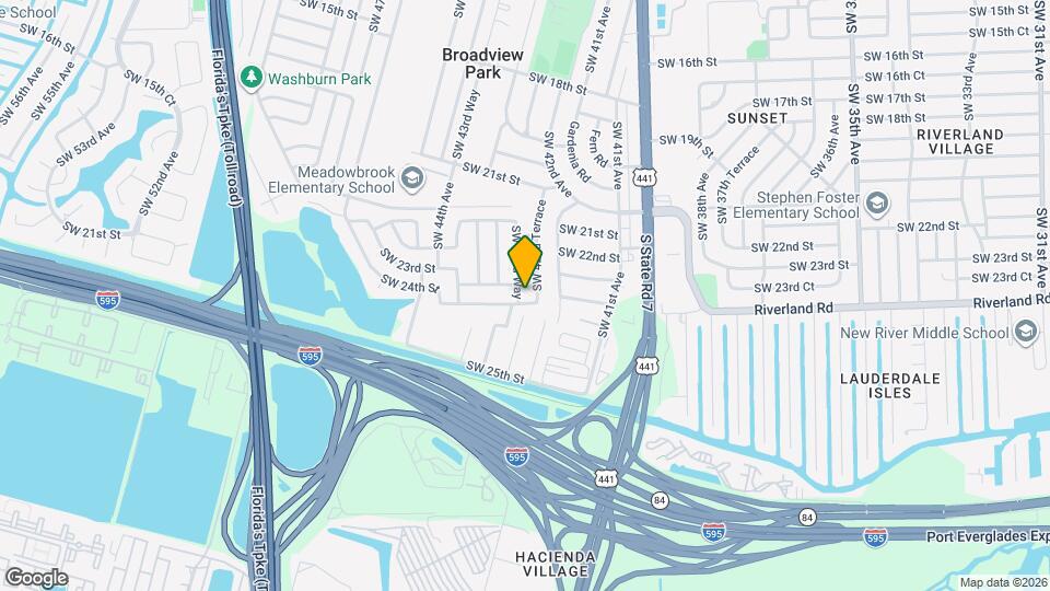 2340 SW 42nd Way Map and Location Details