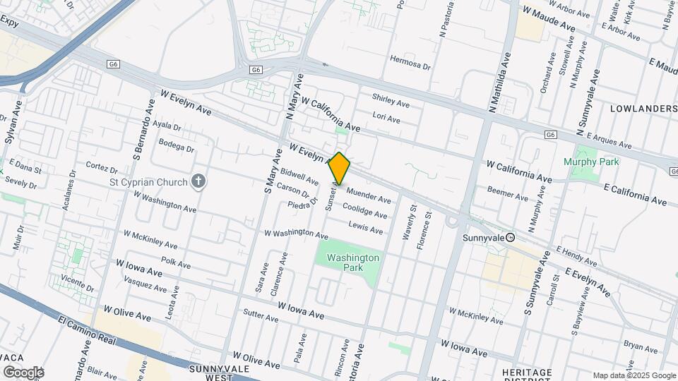 124 Sunset Ave Map and Location Details