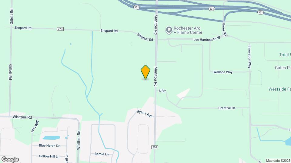 2715 Manitou Rd Map and Location Details