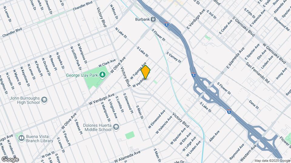 268 West Verdugo Map and Location Details