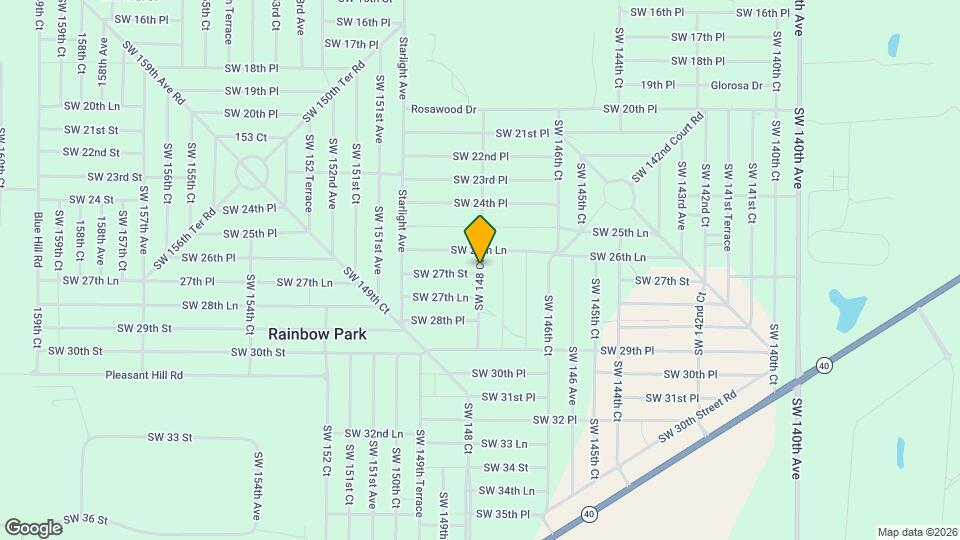 2691 SW 148 Ct Map and Location Details