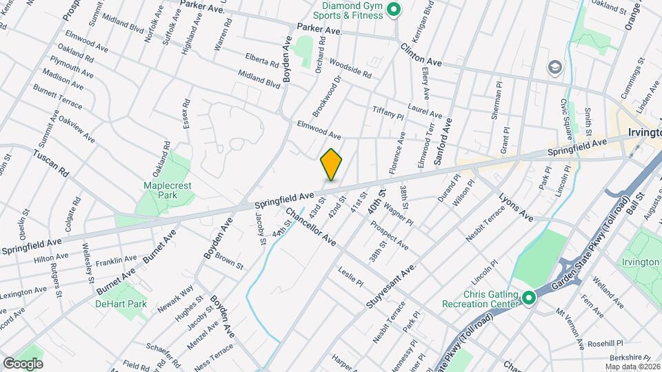 1422 Springfield Ave, Unit 2 Map and Location Details