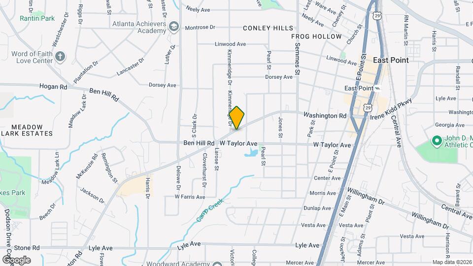 1956 Washington Rd Map and Location Details