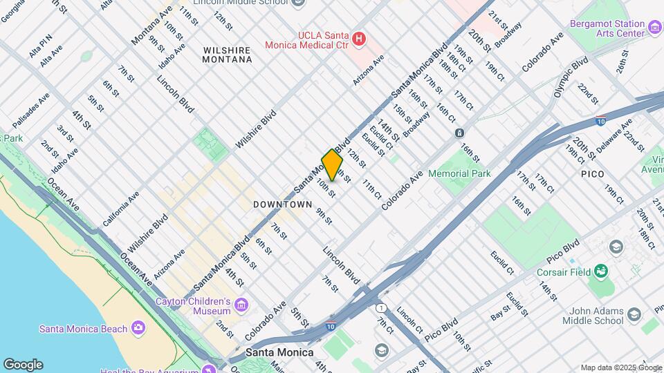 1437 10th St Map and Location Details