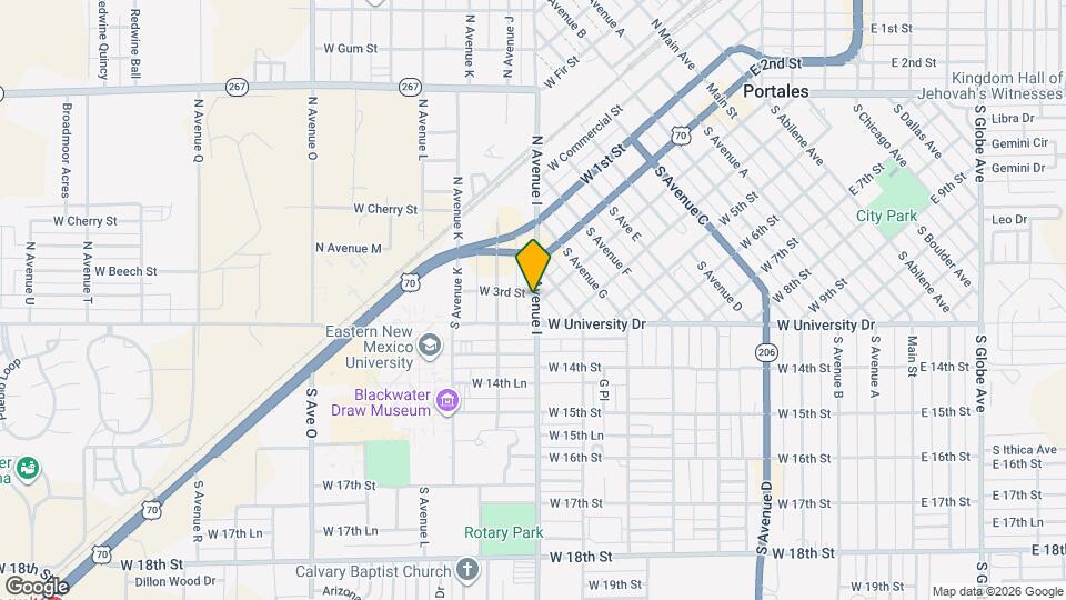 302 S Avenue I Mapa y Detalles de la Ubicación
