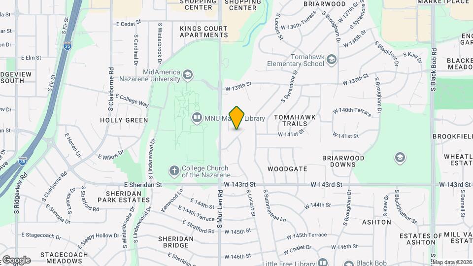 16522 W 141st St Map and Location Details