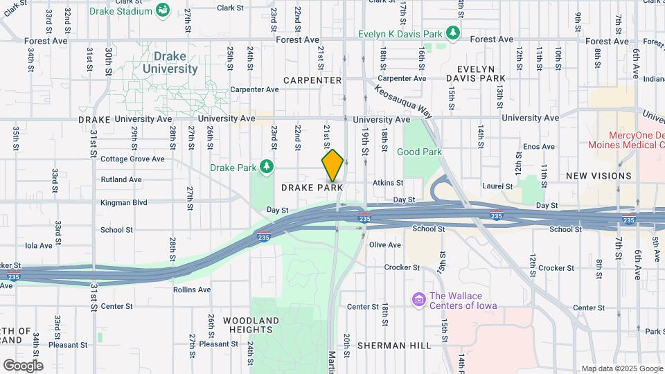1065 21st St Map and Location Details