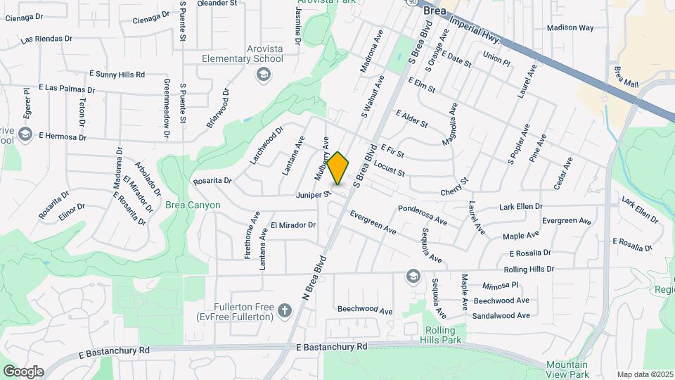 115 Juniper St, Unit C Map and Location Details