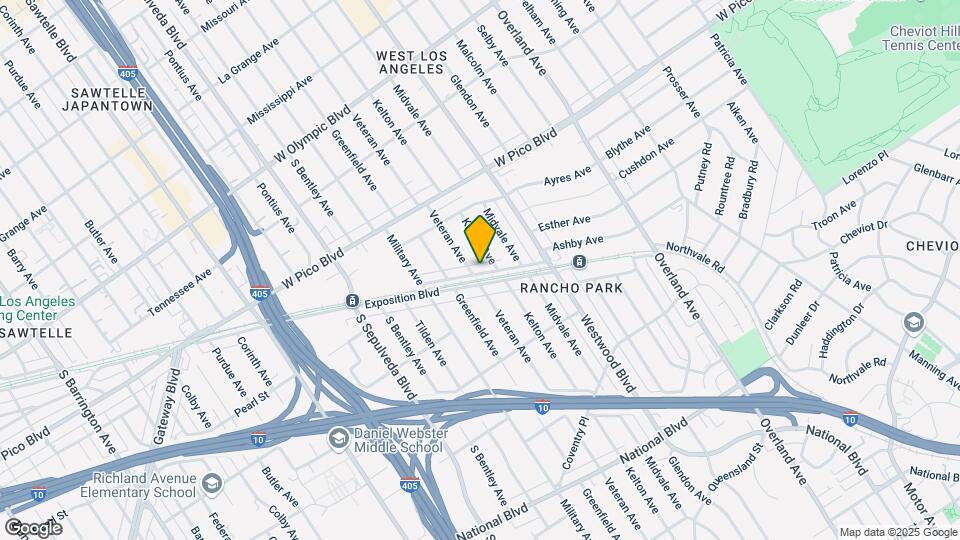 10947 Exposition Blvd Map and Location Details