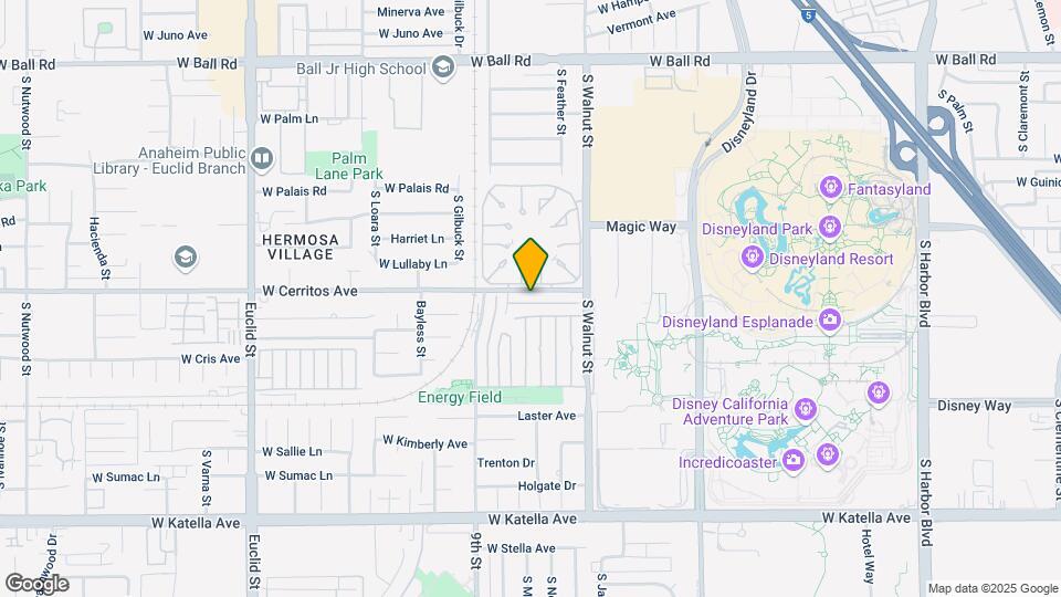 1318 W Cerritos Ave Map and Location Details