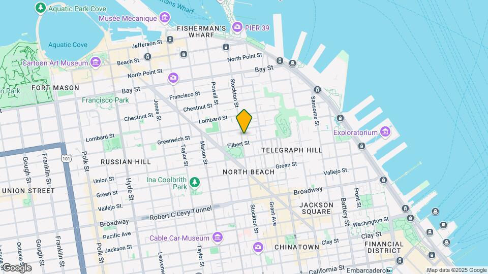1748 Stockton St Map and Location Details