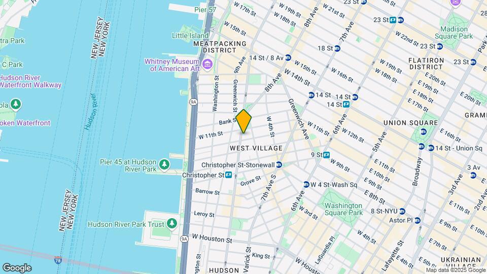 552-556 Hudson St Mapa y Detalles de la Ubicación