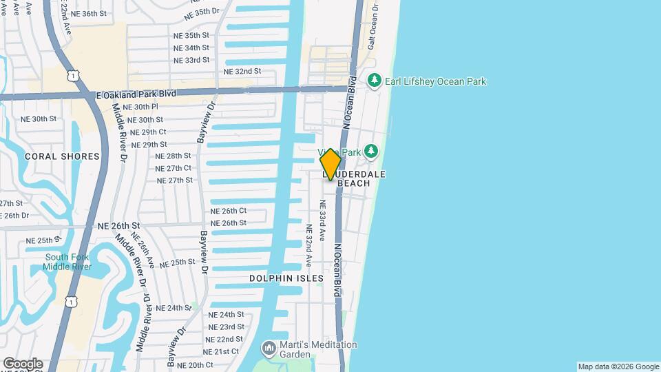 2701 N Ocean Blvd, Unit #4C Mapa y Detalles de la Ubicación