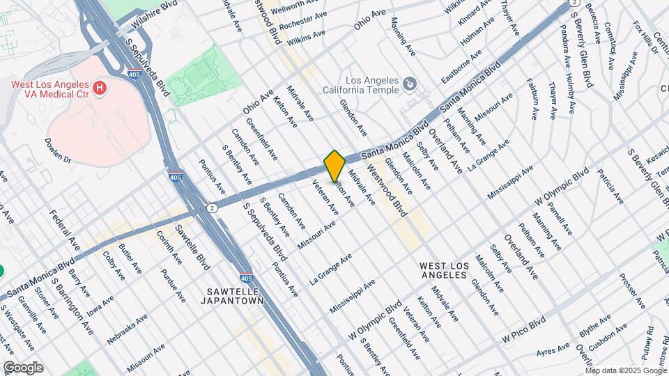 1837 Kelton Ave, Unit 1837 Mapa y Detalles de la Ubicación