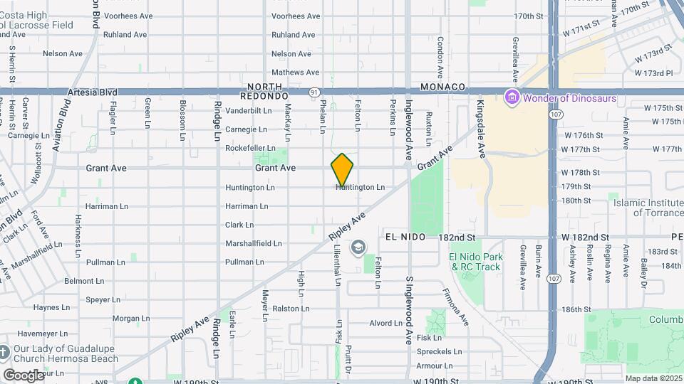 2512 Huntington Ln Map and Location Details