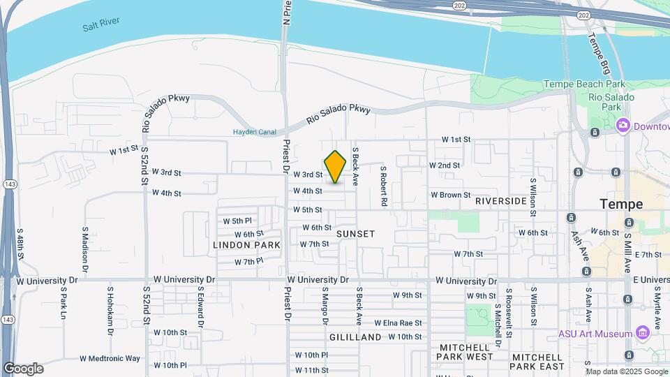 1226 W 4th St Map and Location Details