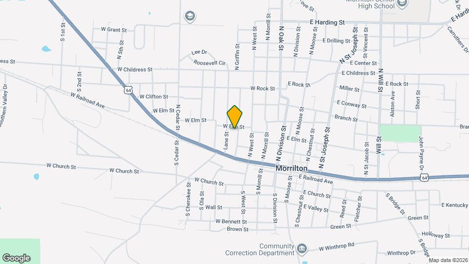 209 N Griffin St Mapa y Detalles de la Ubicación