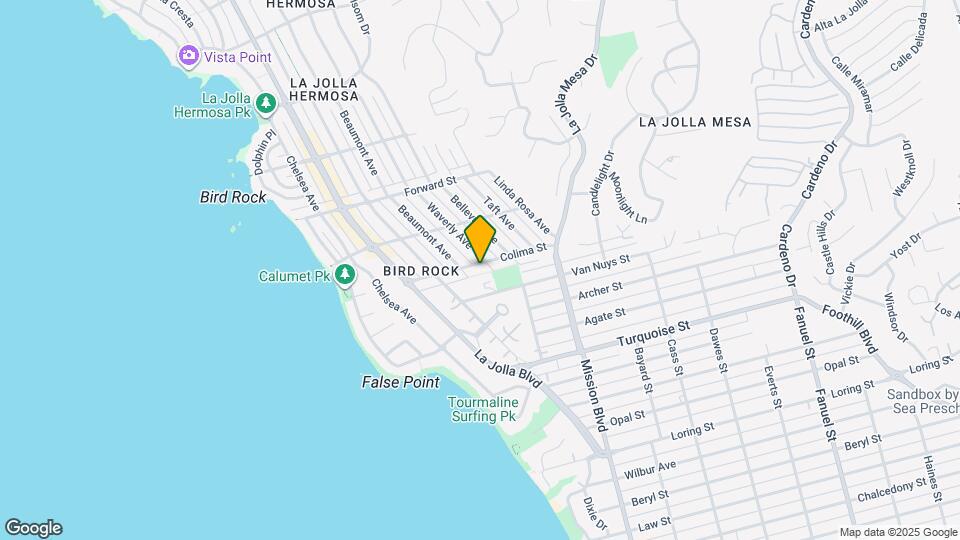 623 Colima St Map and Location Details