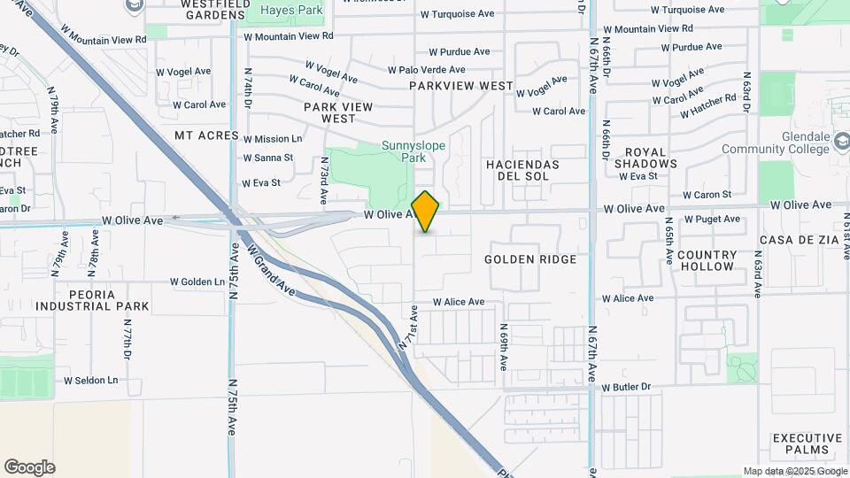 7025 W Puget Ave Map and Location Details