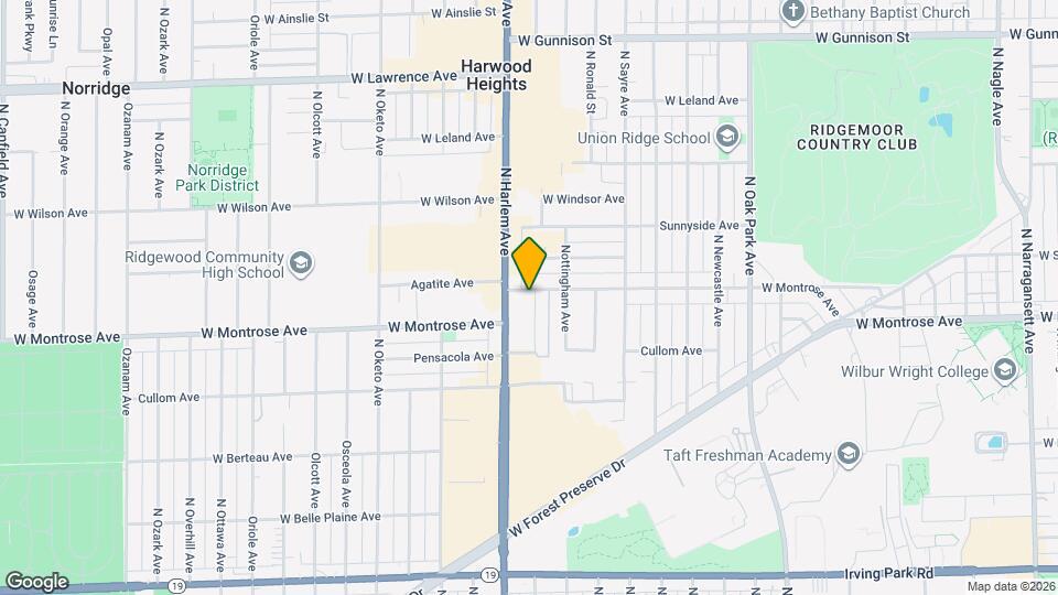 4372 N Neva Ave Map and Location Details