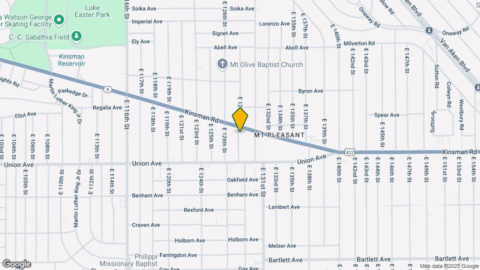 3425 E 128th St Map and Location Details