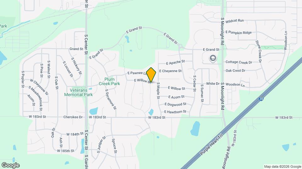 733 S Cypress St Mapa y Detalles de la Ubicación