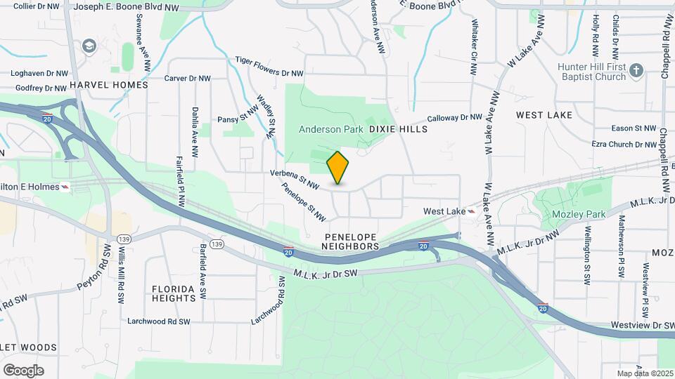 2053 Verbena St NW Map and Location Details