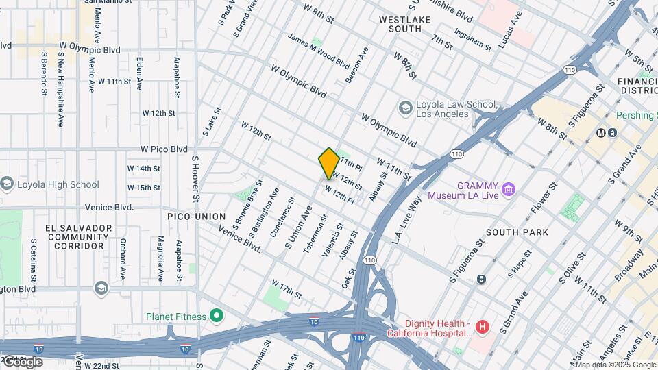 Pico Union Villas Map and Location Details