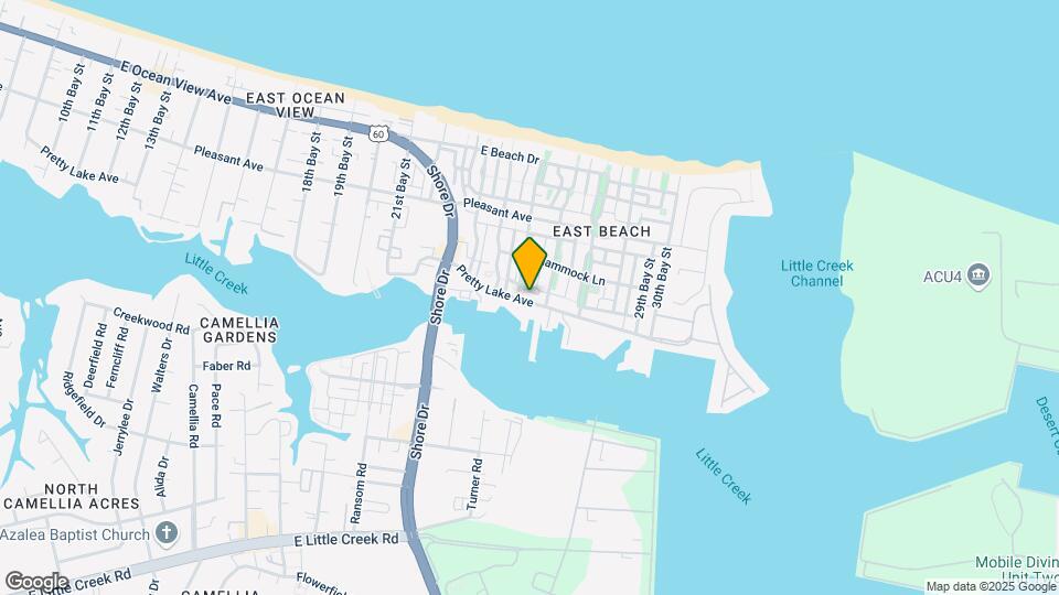 East Beach Villas Map and Location Details