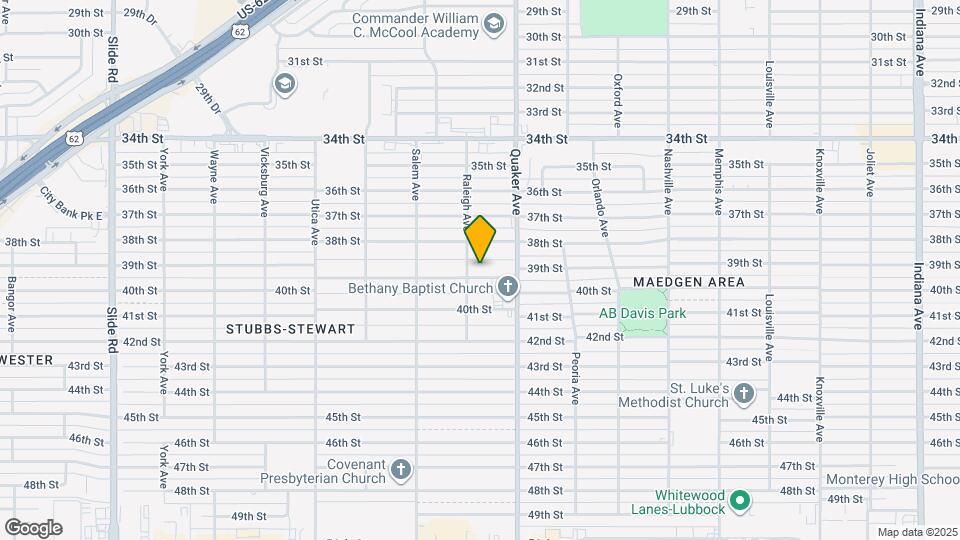 4414 39th St Map and Location Details