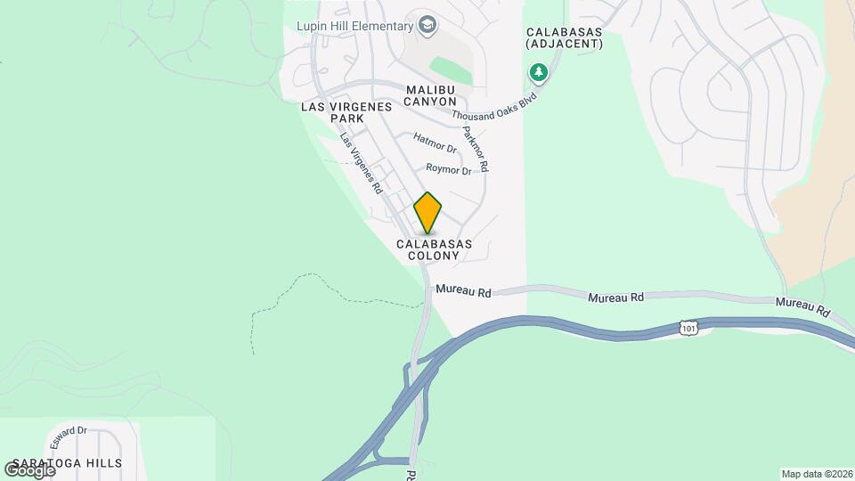 5340 Las Virgenes Rd Map and Location Details