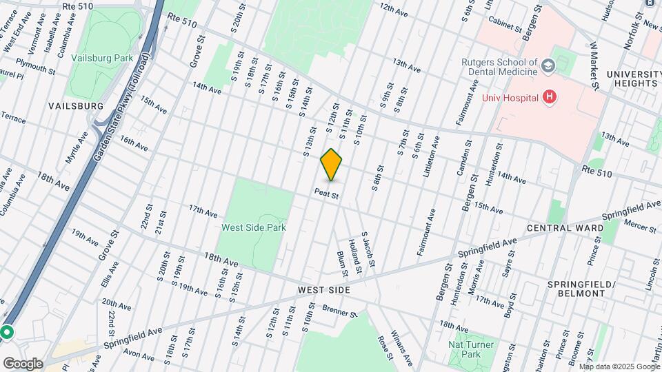 488 S 11th St Map and Location Details