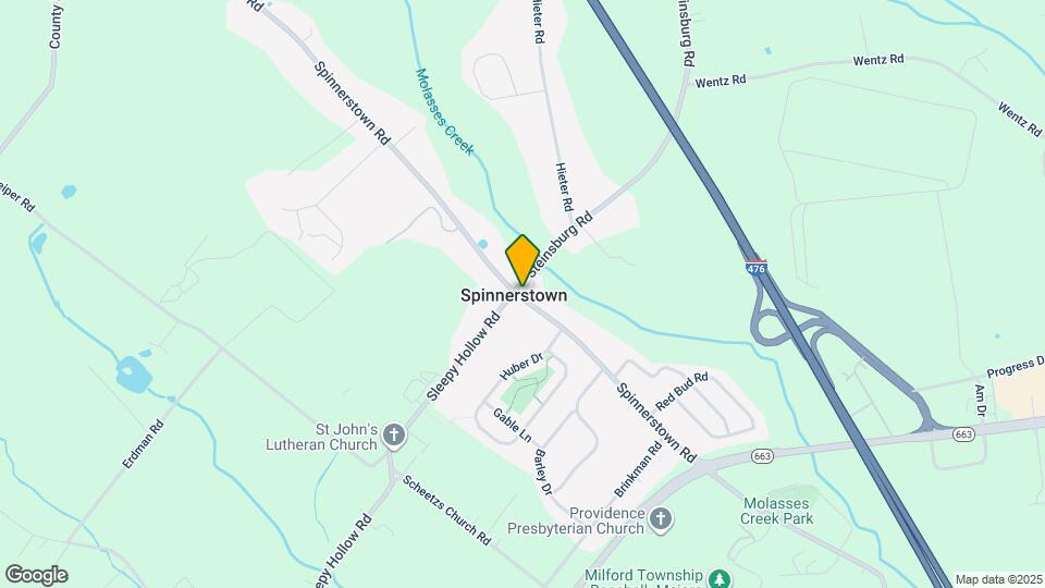 2196 Spinnerstown Rd Map and Location Details