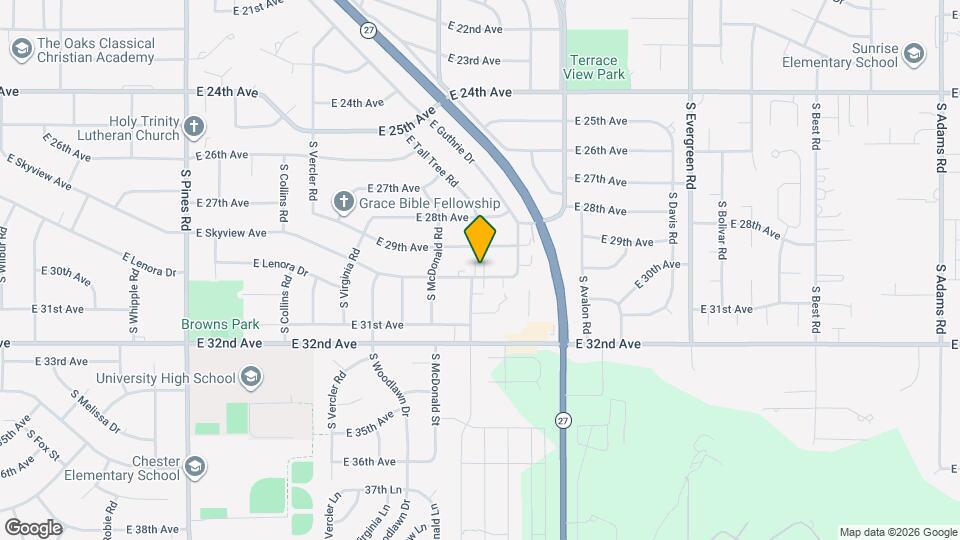 13211 E Skyview Ave Map and Location Details