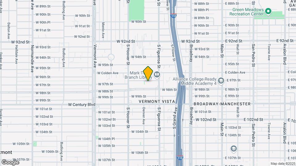 538 W 97th St Map and Location Details