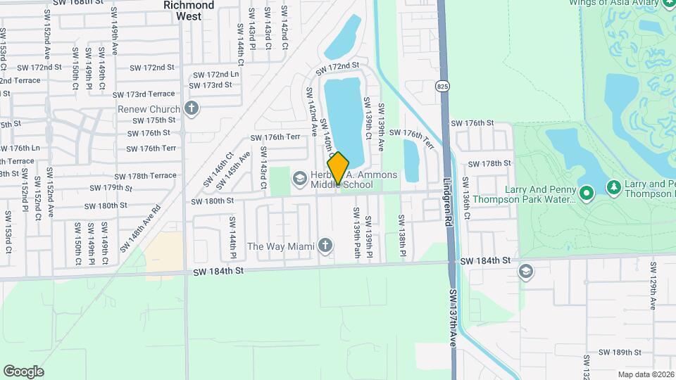 17969 SW 140th Ct Map and Location Details