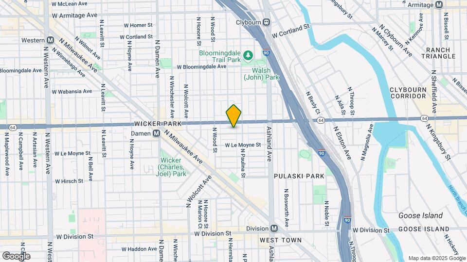 1718 W Pierce Ave Mapa y Detalles de la Ubicación