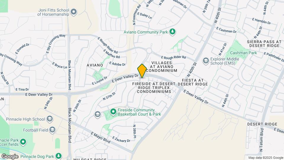 3838 E Cat Balue Dr Map and Location Details