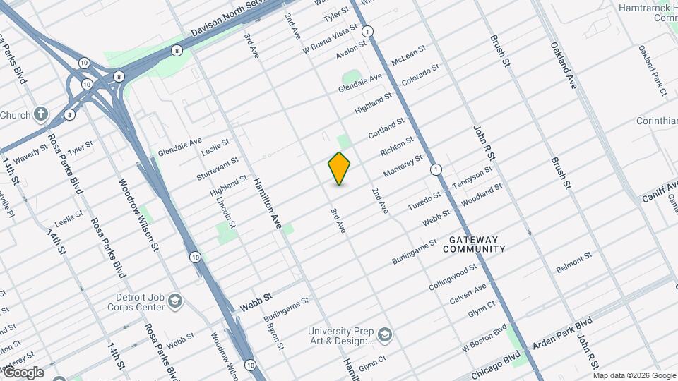 158 Monterey St Map and Location Details