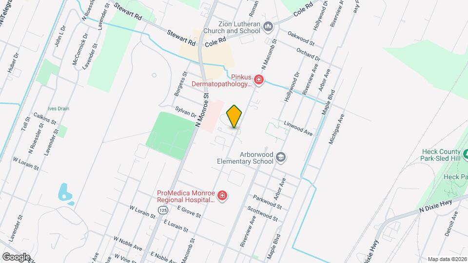 1095 N Macomb St Mapa y Detalles de la Ubicación