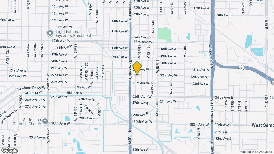 2127 13th St W Map and Location Details