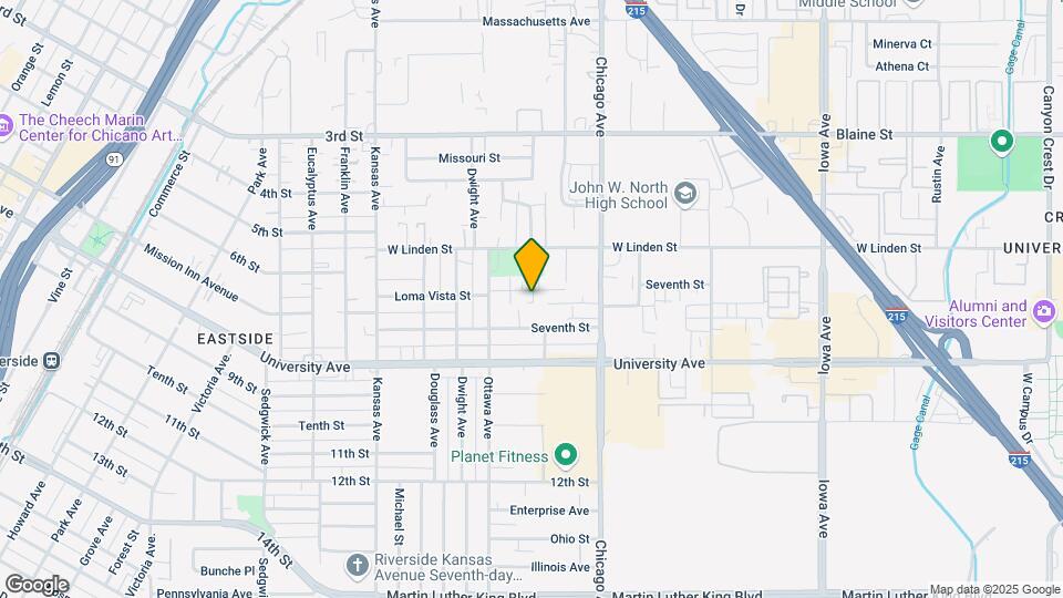 1822 Loma Vista St Mapa y Detalles de la Ubicación
