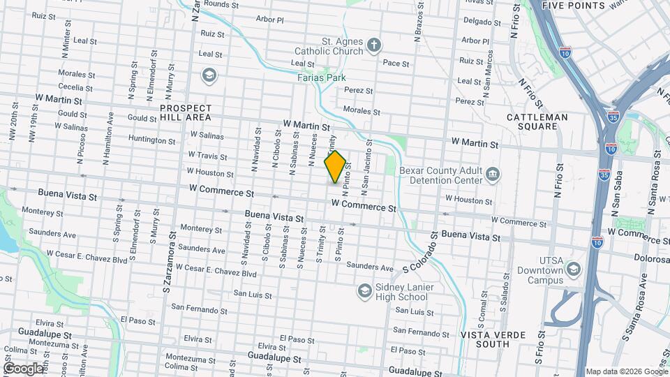 2014 W Houston St Map and Location Details