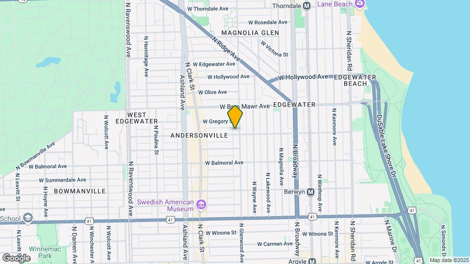 1408-1410 W Catalpa Ave Map and Location Details