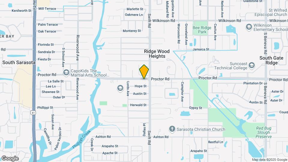 Gold Coach Apartments Map and Location Details