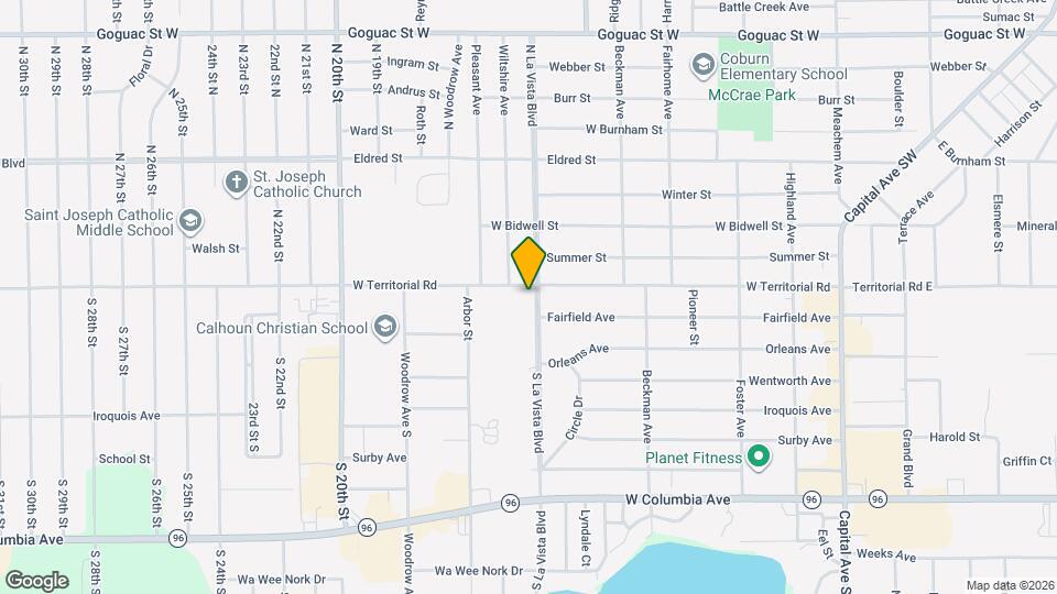 4 S La Vista Blvd Map and Location Details