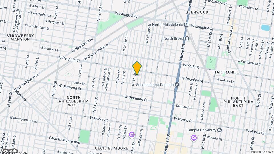 2236 N BOUVIER St Map and Location Details