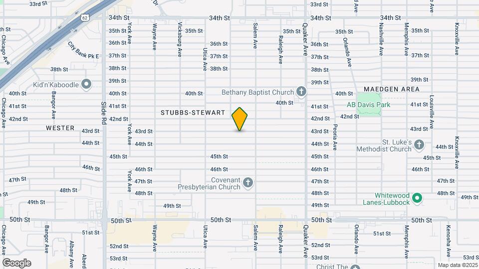 4613 43rd St Map and Location Details