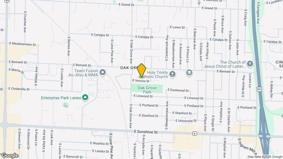 2641 E Verona St Mapa y Detalles de la Ubicación