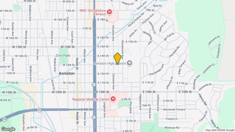 416 E 13th St Map and Location Details